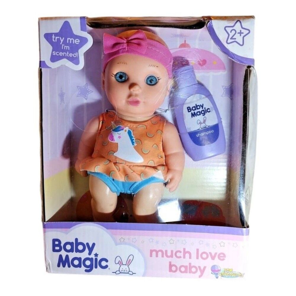 Baby Magic Much Love Scented Doll & Accessories New Adventures Girl Age 2+New
